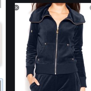 Michael Kors 2X Black Velour jacket